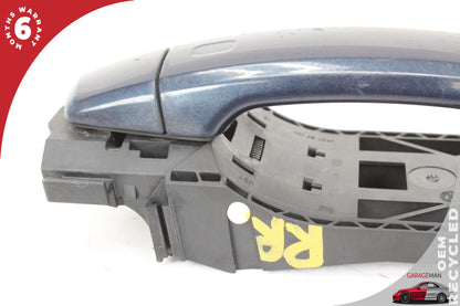 2015-2020 Audi A3 S3 RS3 Rear Right Side Exterior Door Handle Blue 8V0839885 OEM