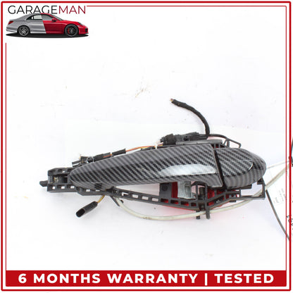 2012-2018 BMW 328i F30 Front Right Exterior Door Handle Carbon Fiber 7321640 OEM