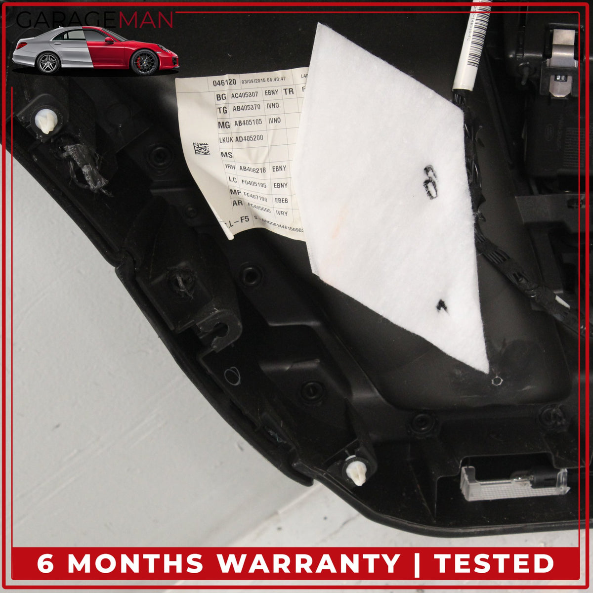2013-2017 LR Range Rover L405 Rear Right Side Door Trim Panel CK5227406AA OEM