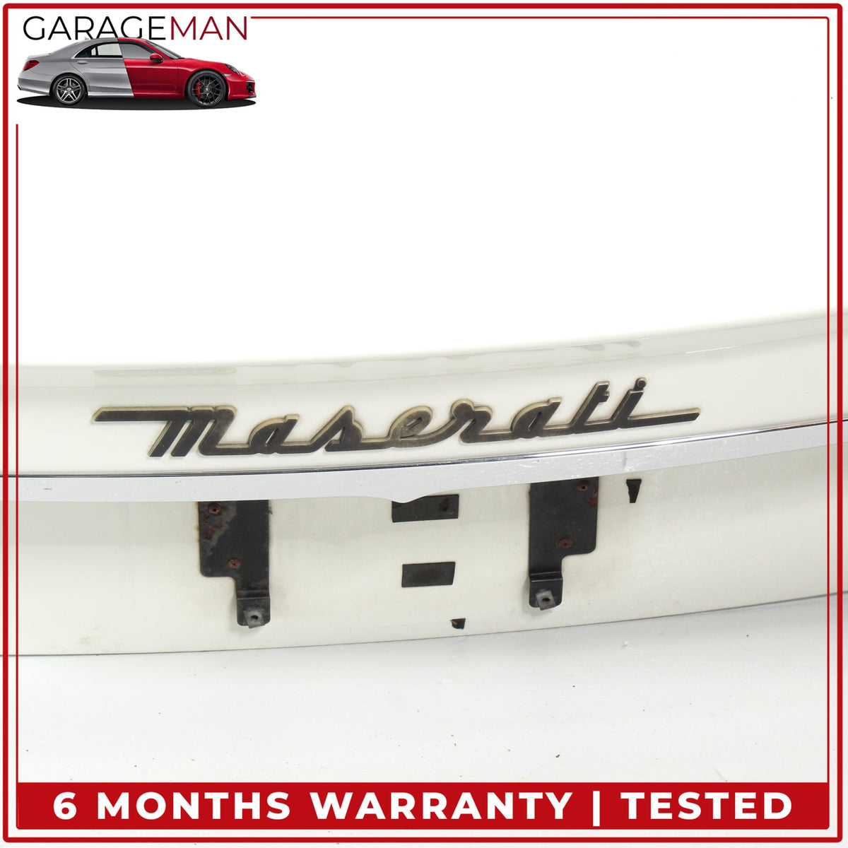 2008-2019 Maserati GranTurismo Coupe Trunk Lid Panel Assembly White 80085700 OEM