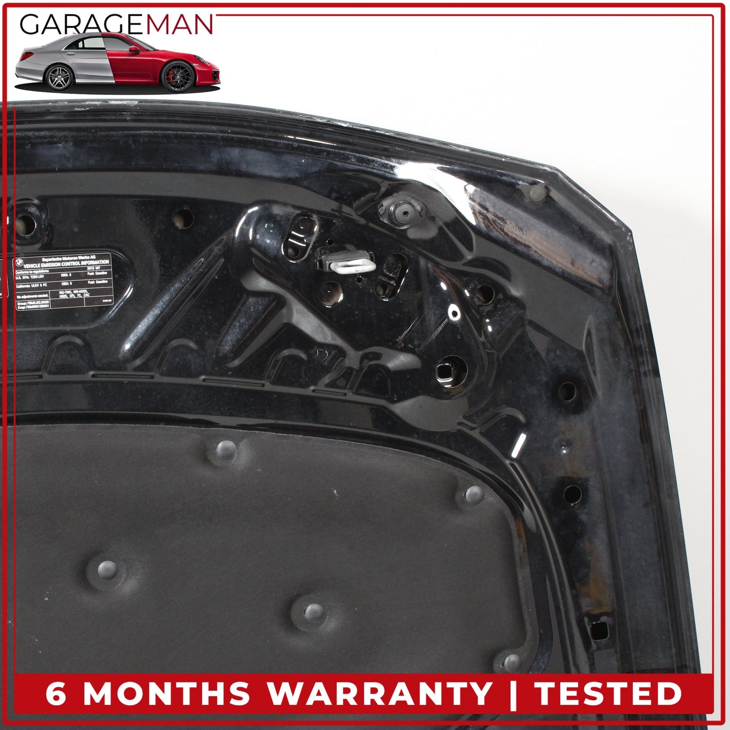 2014-2020 BMW 428i F36 Front Hood Bonnet Panel Black 7290944
