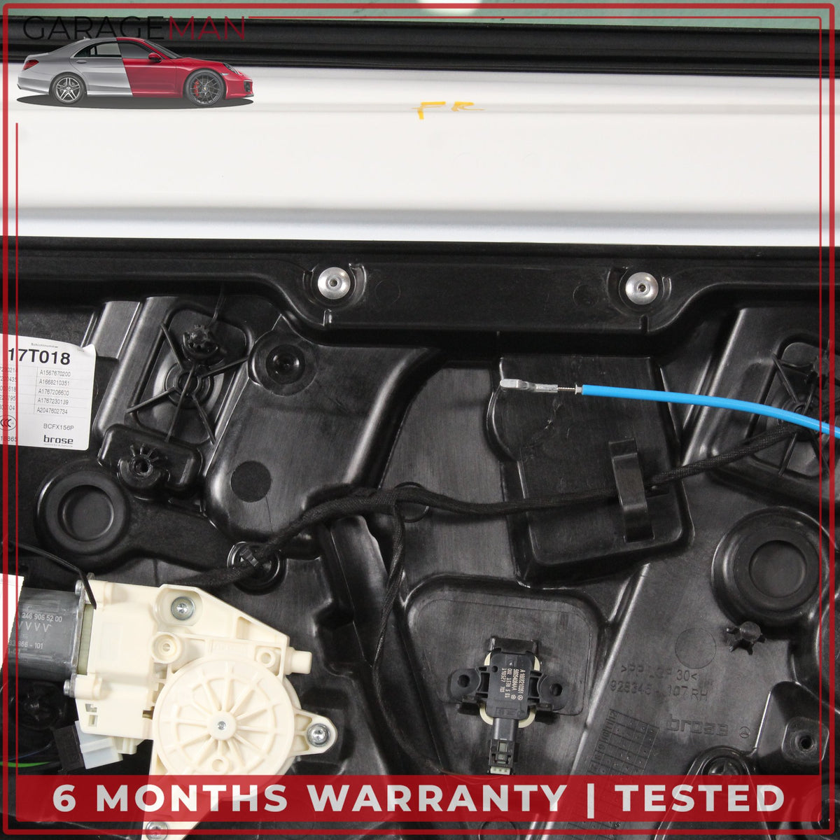 2015-2020 Mercedes X156 GLA250 Front Right Side Complete Door Polar White OEM