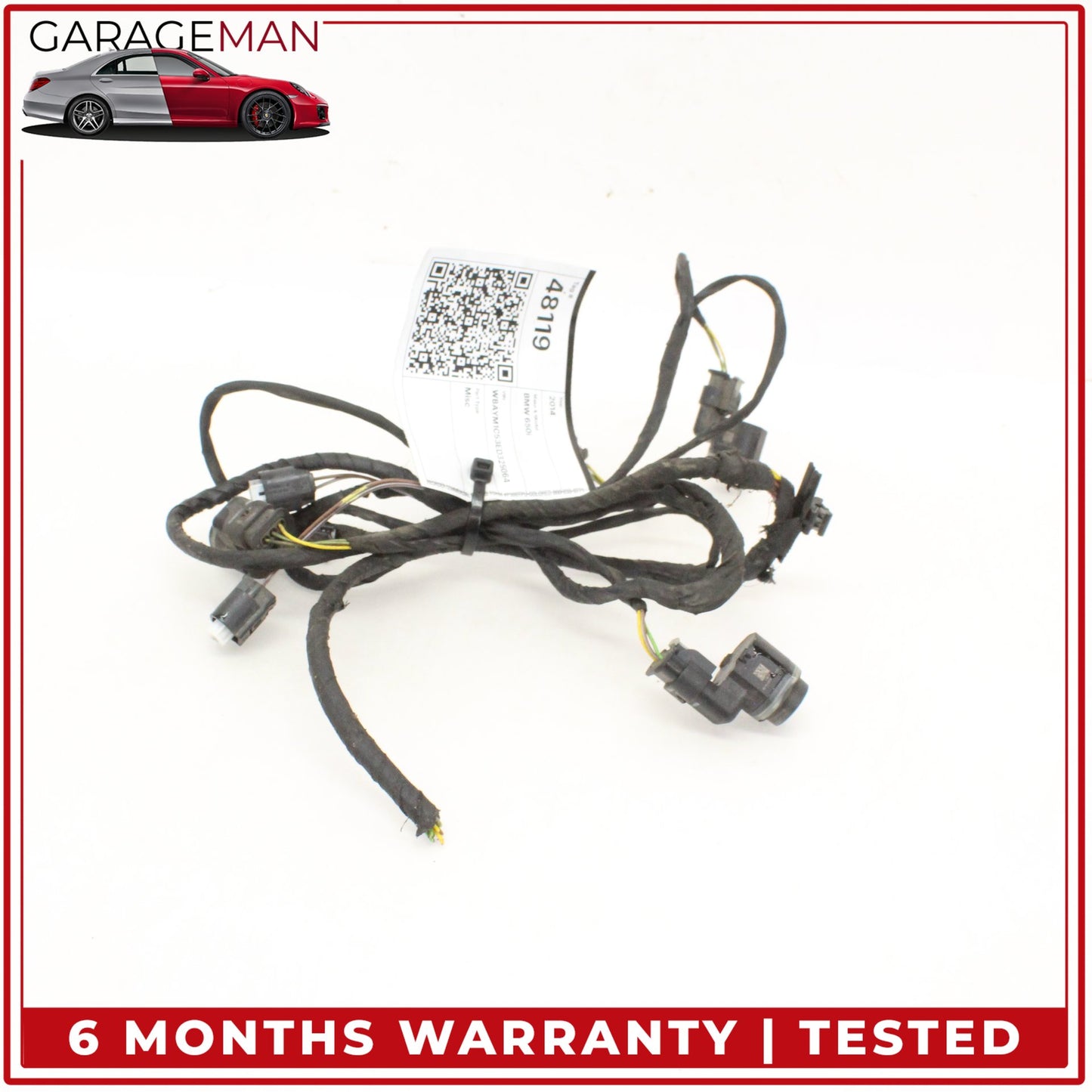 2012-2018 BMW 650i Rear Bumper Parking Sensors w/ Wire Harness 9270495 OEM