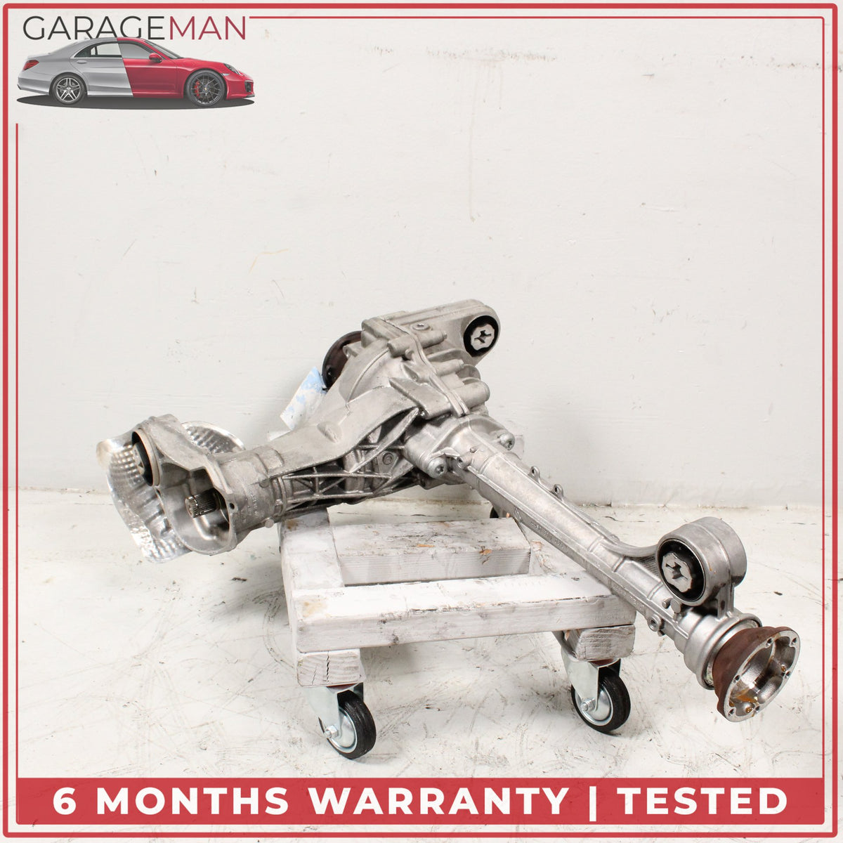 2016-2018 Porsche Cayenne 958 VR6 Front Differential Axle Carrier 0BM409510R OEM
