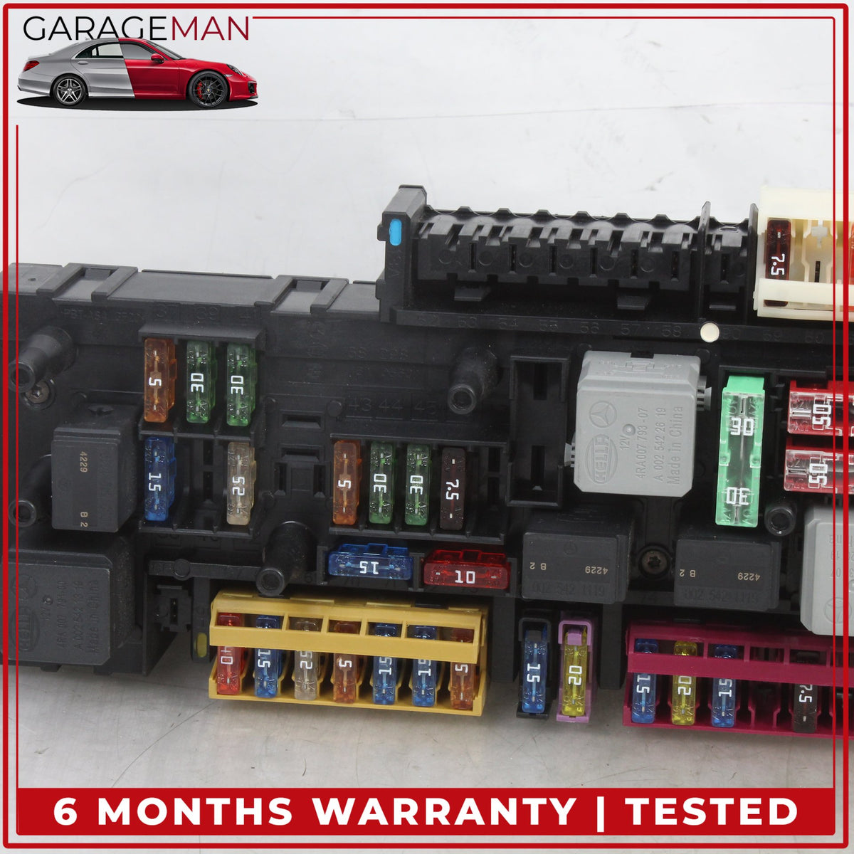 2010-2018 Mercedes W212 E350 Wagon Rear SAM Module Relay Junction Fuse Box OEM