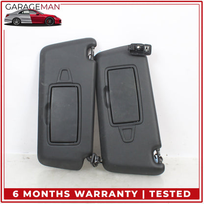 2014-2020 Mercedes X156 GLA250 Front Left and Right Side Sun Visor Set Black OEM