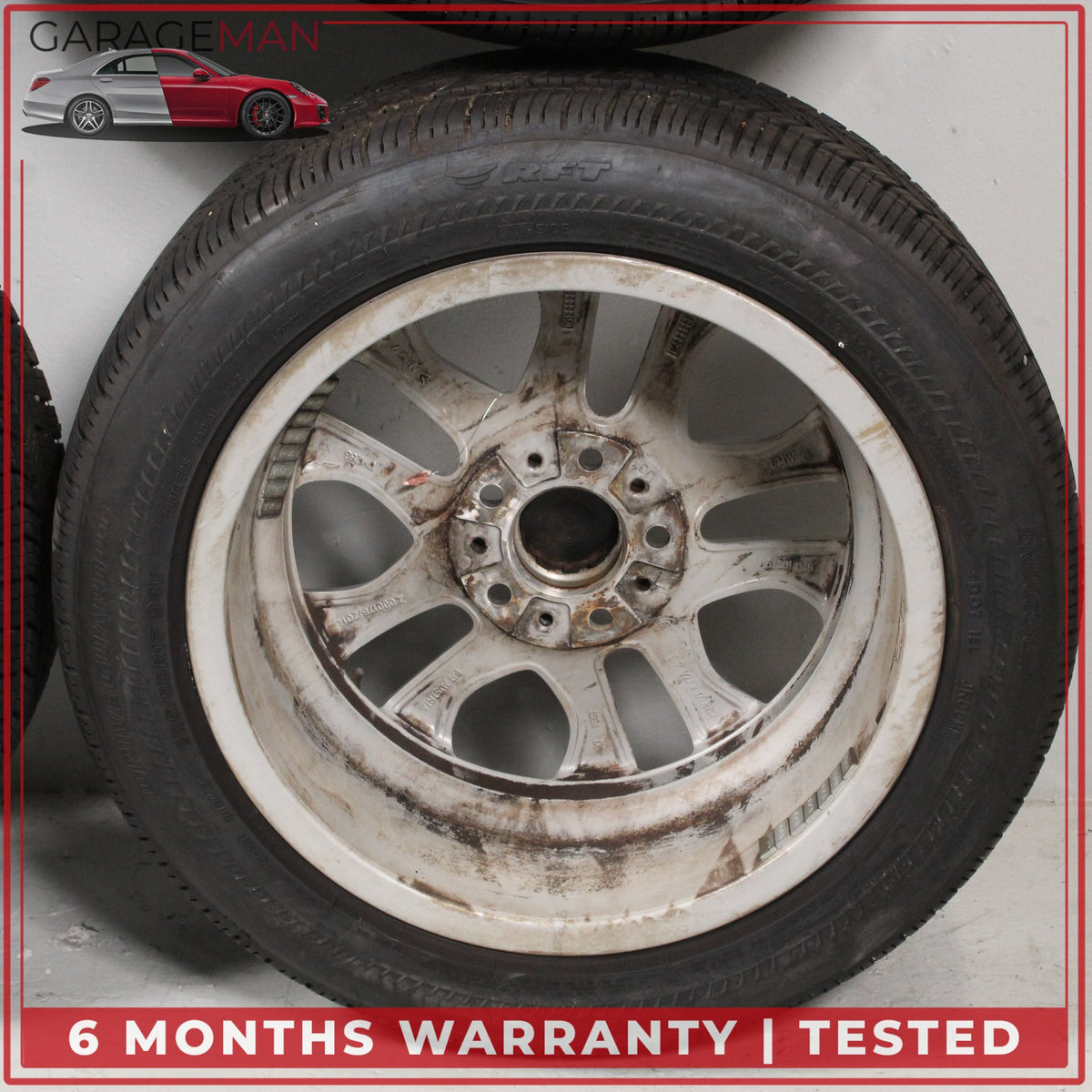 2010-2015 BMW X1 E84 Wheel Rim w/ Tire Set of 4 7.5JX17EH2 IS34 6861846 OEM