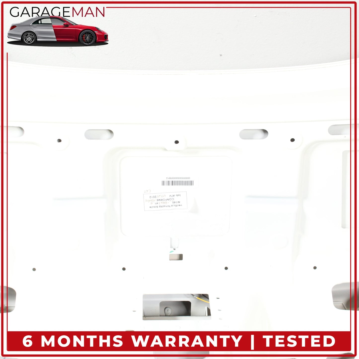 2008-2019 Maserati GranTurismo Coupe Trunk Lid Panel Assembly White 80085700 OEM