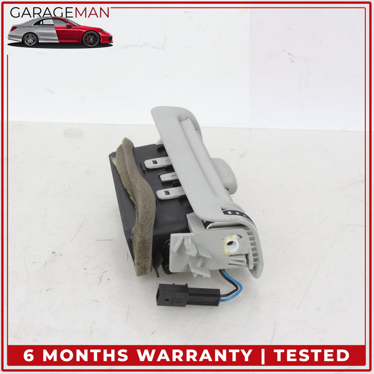 2011-2018 Audi A8 Rear Left and Right Side B Pillar AC A/C Air Vent Set Gray OEM