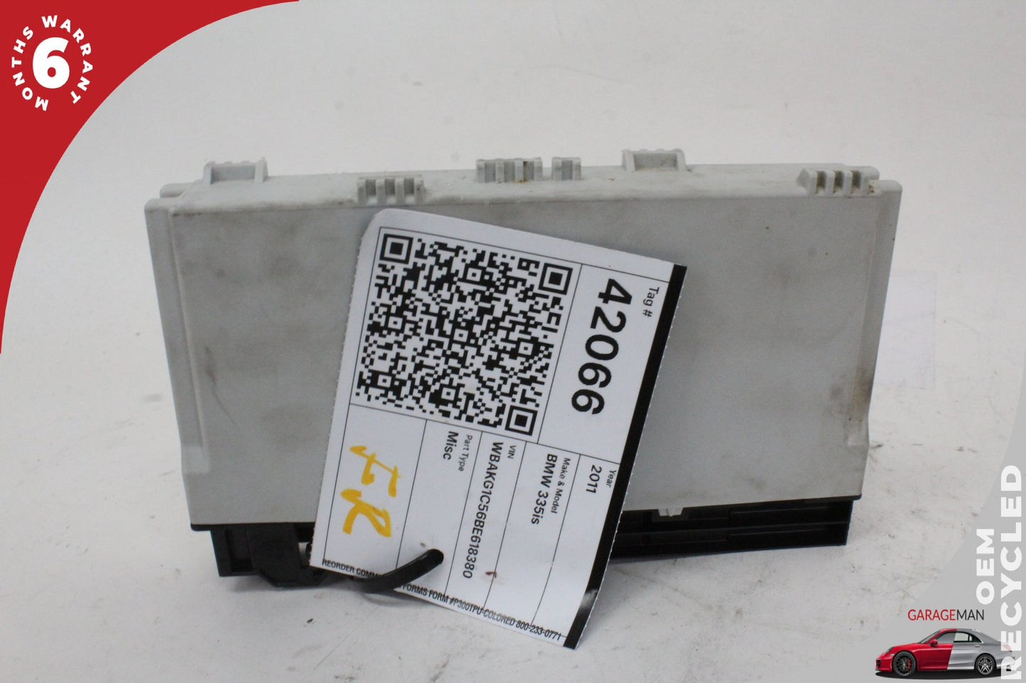 2007-2013 BMW 335is 135i 535i Front Right Side Seat Control Module 9221861 OEM