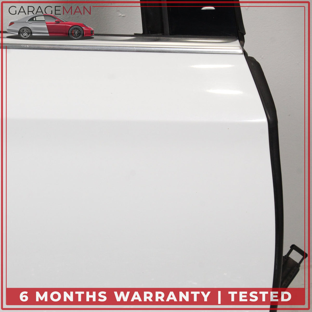 2011-2018 Audi A8 S8 Rear Right Side Door Shell Glacier White Metallic OEM