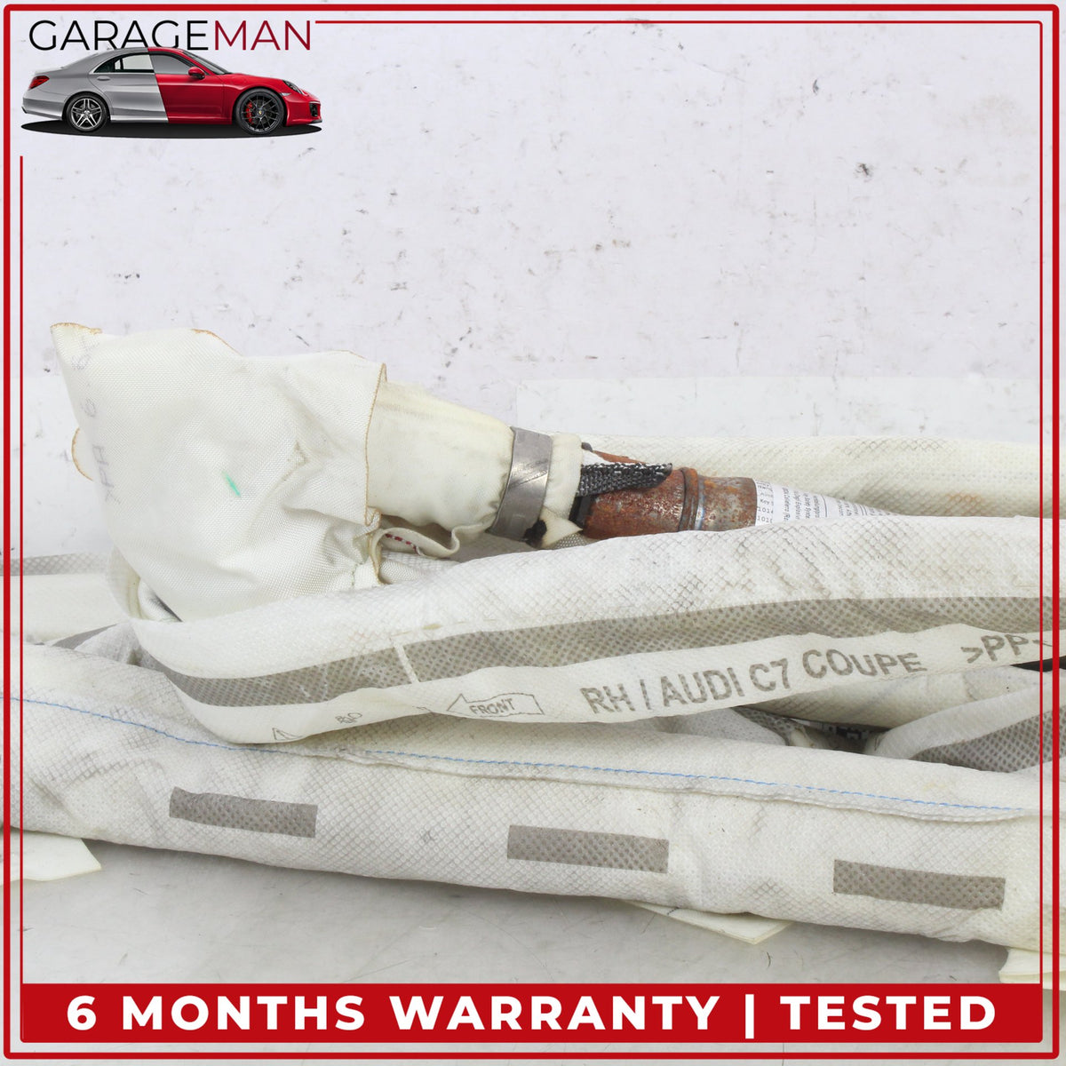 2012-2018 Audi A7 Right Passenger Side Upper Roof Curtain Air Bag 4G8880742B OEM