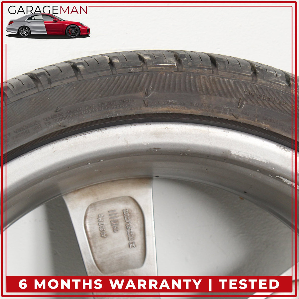 2012-2018 Audi A6 S6 Front or Rear 5 Spoke Wheel Rim w/ Tire 8.5JX20H2 ET45 OEM