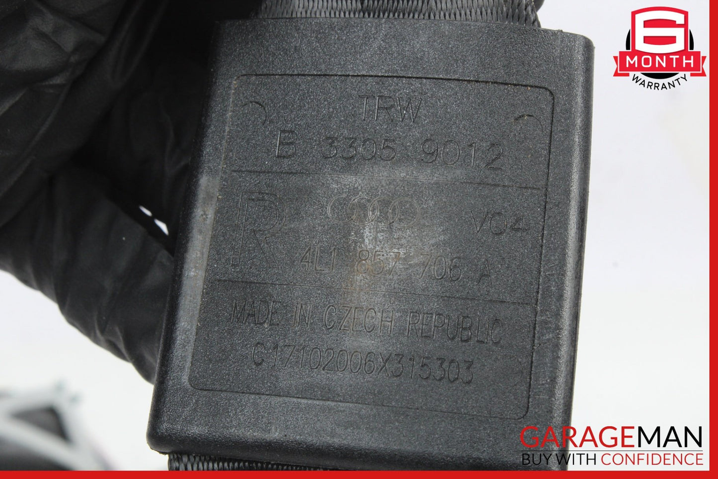 2007-2015 Audi Q7 4L Station Wagon Right Front Seat Belt 4L1857706A Genuine