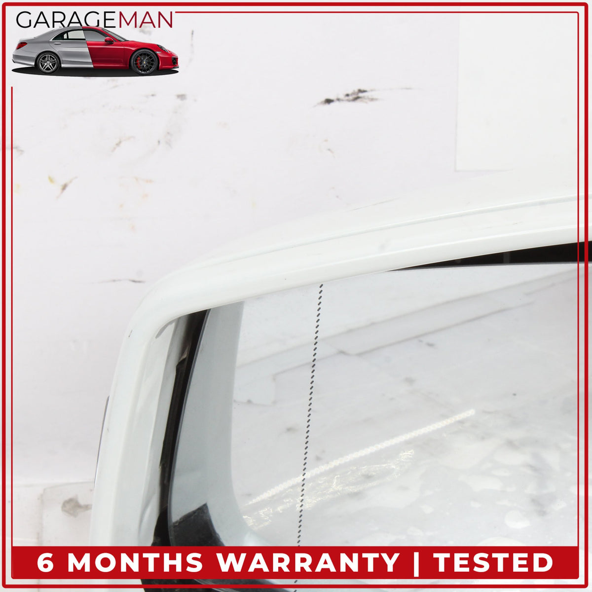 2014-2019 Mercedes W117 CLA250 Left Side Door Rear View Mirror Calcite White OEM