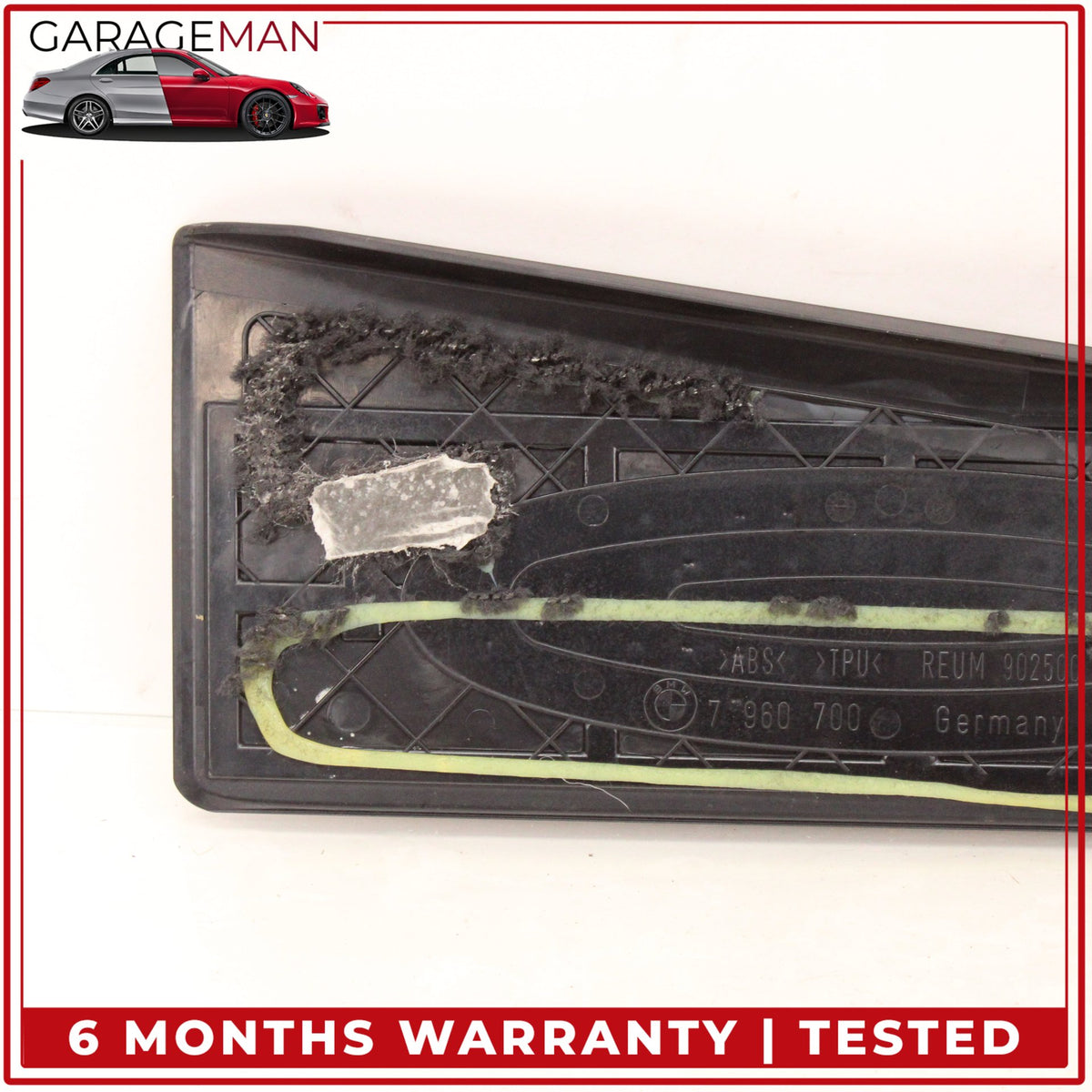 2009-2019 BMW 640i Front Left Side M-Sport Door Sill Trim w/ Foot Rest Cover OEM
