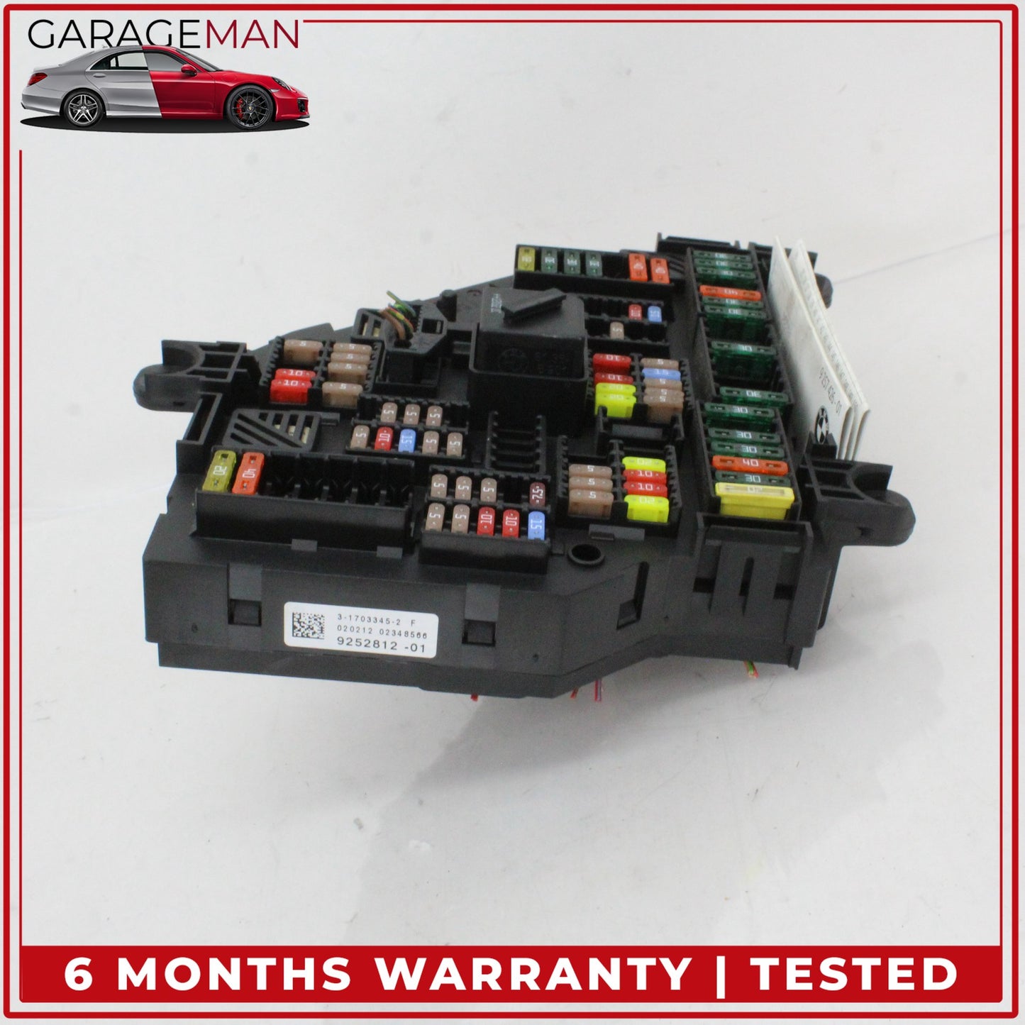 2011-2016 BMW 550i GT Rear Trunk Power Distribution Relay Junction Fuse Box OEM