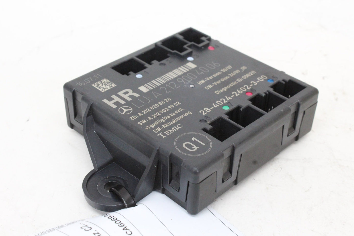 2008-2014 Mercedes C250 CDI W204 Right Rear Door Control Module 2129004006
