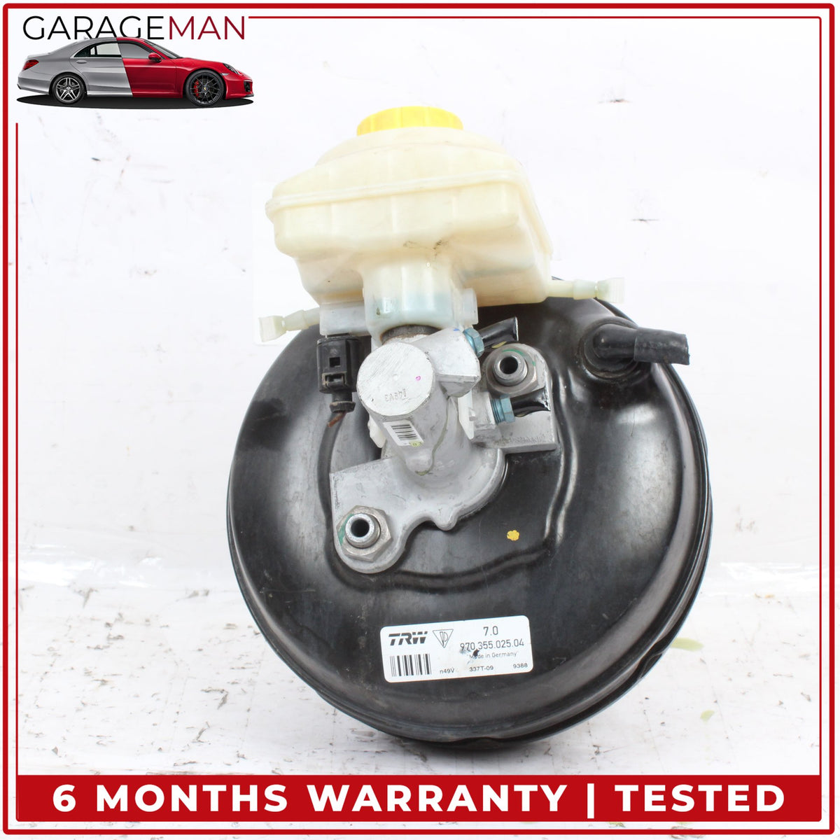2010-2016 Porsche Panamera 970 Power Brake Booster Master Cylinder OEM