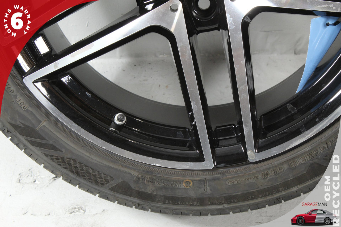 2015-2021 Mercedes-Benz C300 W205 Sedan Wheel Rim 18x9.5J w/ Tire A2124010300
