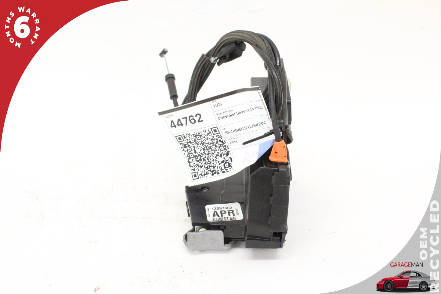 2014-2019 Chevrolet Silverado 1500 Rear Right Side Door Lock Latch Actuator OEM