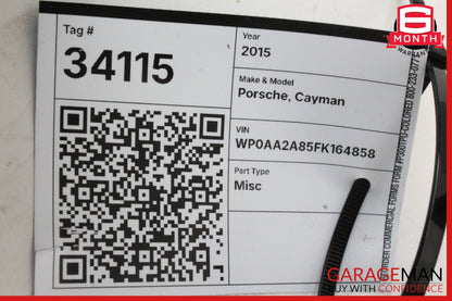 2013-2016 Porsche Cayman 981 Sedan Coolant Fill Filler Neck w/ Cap 981551377 OEM