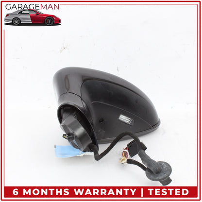 2010-2013 Porsche Panamera 970 Left Door Rear View Mirror Housing No Glass OEM