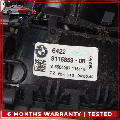 2009-2015 BMW 740i F01 Front Center AC Air Vent w/ Engine Start Stop Switch OEM