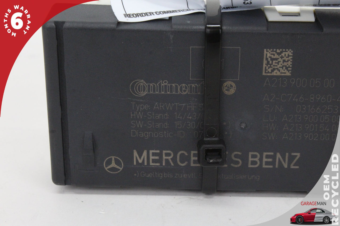 17-19 Mercedes-Benz E400 W213 Station Wagon Tailgate Control Module 2139000500 OEM