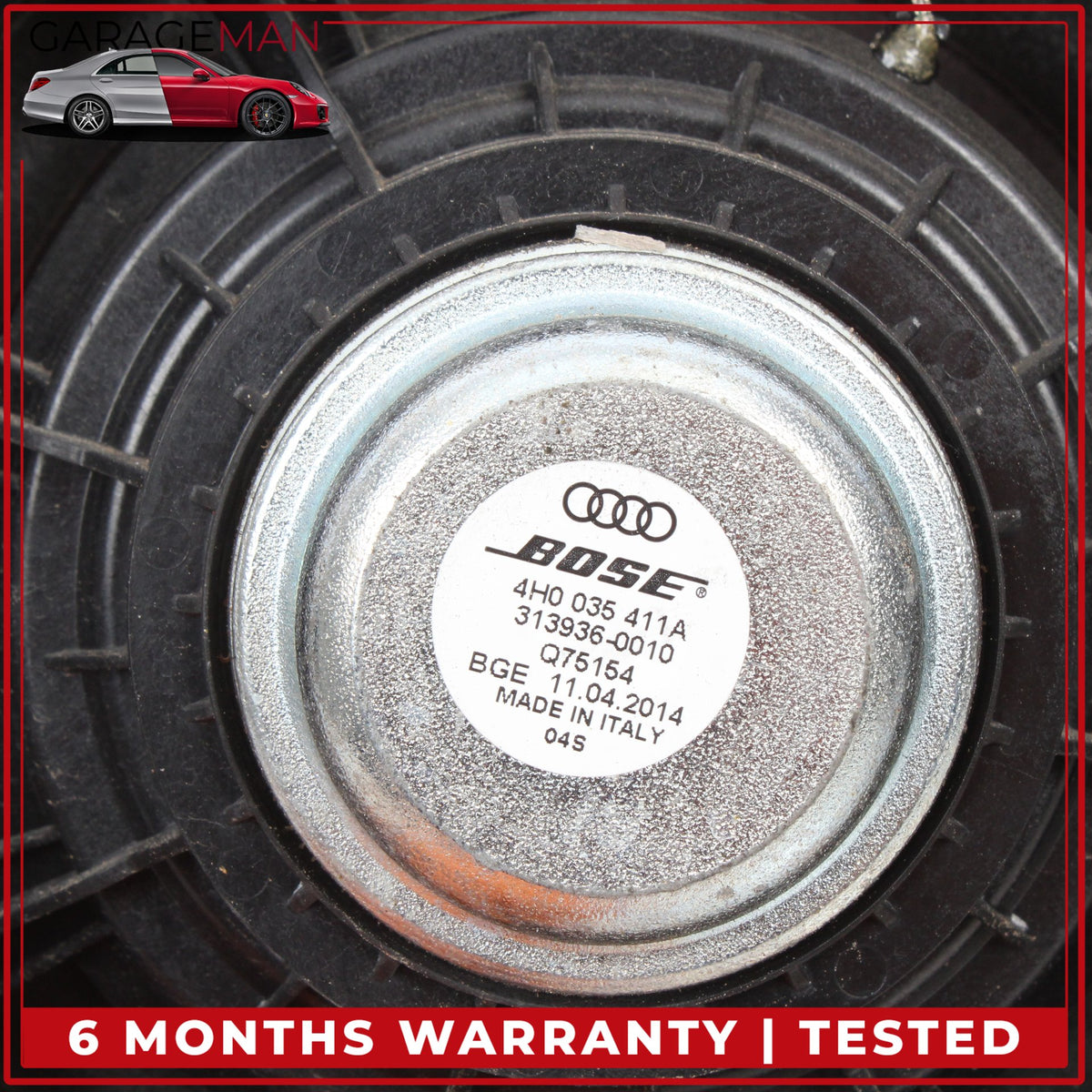 2011-2018 Audi A8 S8 Front and Rear Audio Sound Speaker Set Bose 4H0035297 OEM