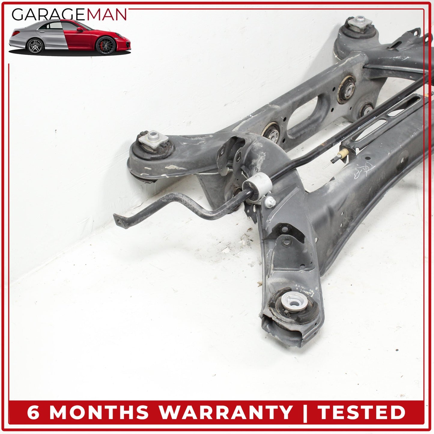 2008-2015 Mercedes W204 C250 Rear Subframe Crossmember w/ Anti Roll Sway Bar OEM