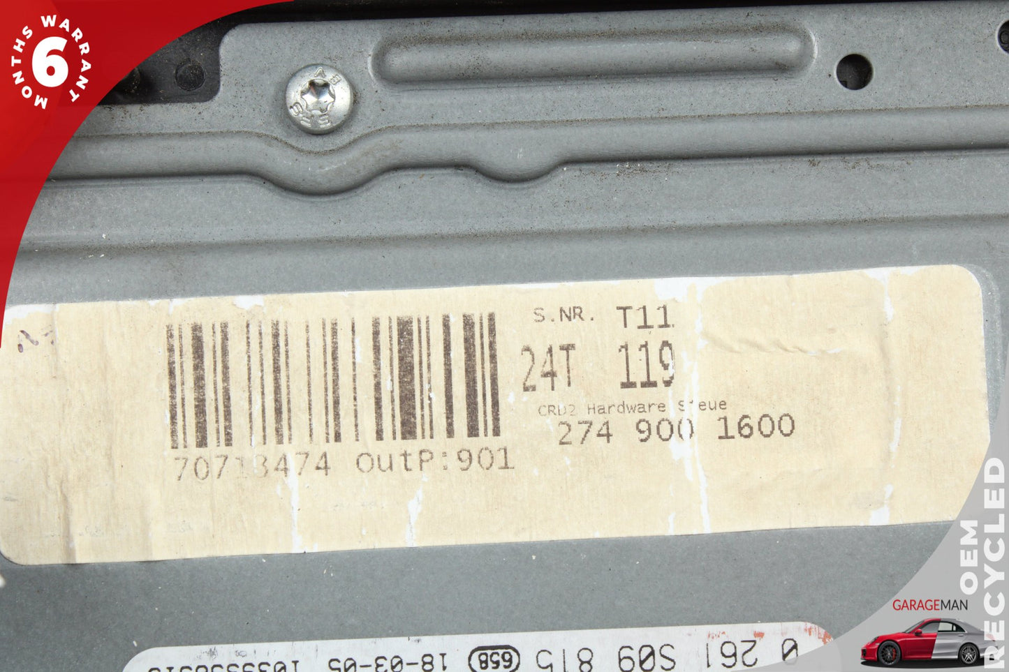 2015-2019 Mercedes W205 C350e C300 E300 M274 ECU Engine Control Module Unit OEM