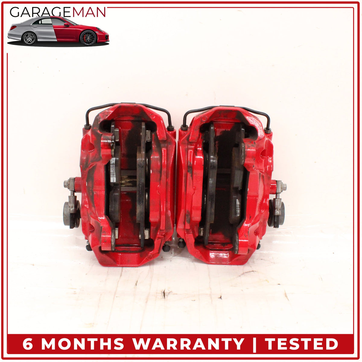 2016-2023 Audi TTS 8S Front Left & Right Brake Calipers (set of 2) OEM