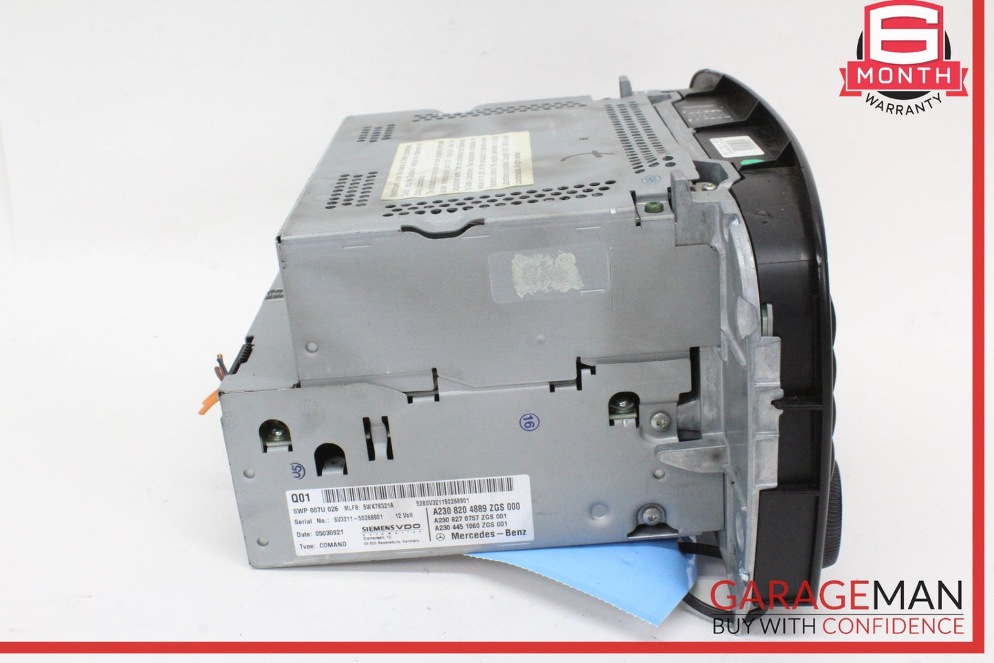 2005-2008 Mercedes SL500 R230 Navigation Head Unit CD Audio 2308204889
