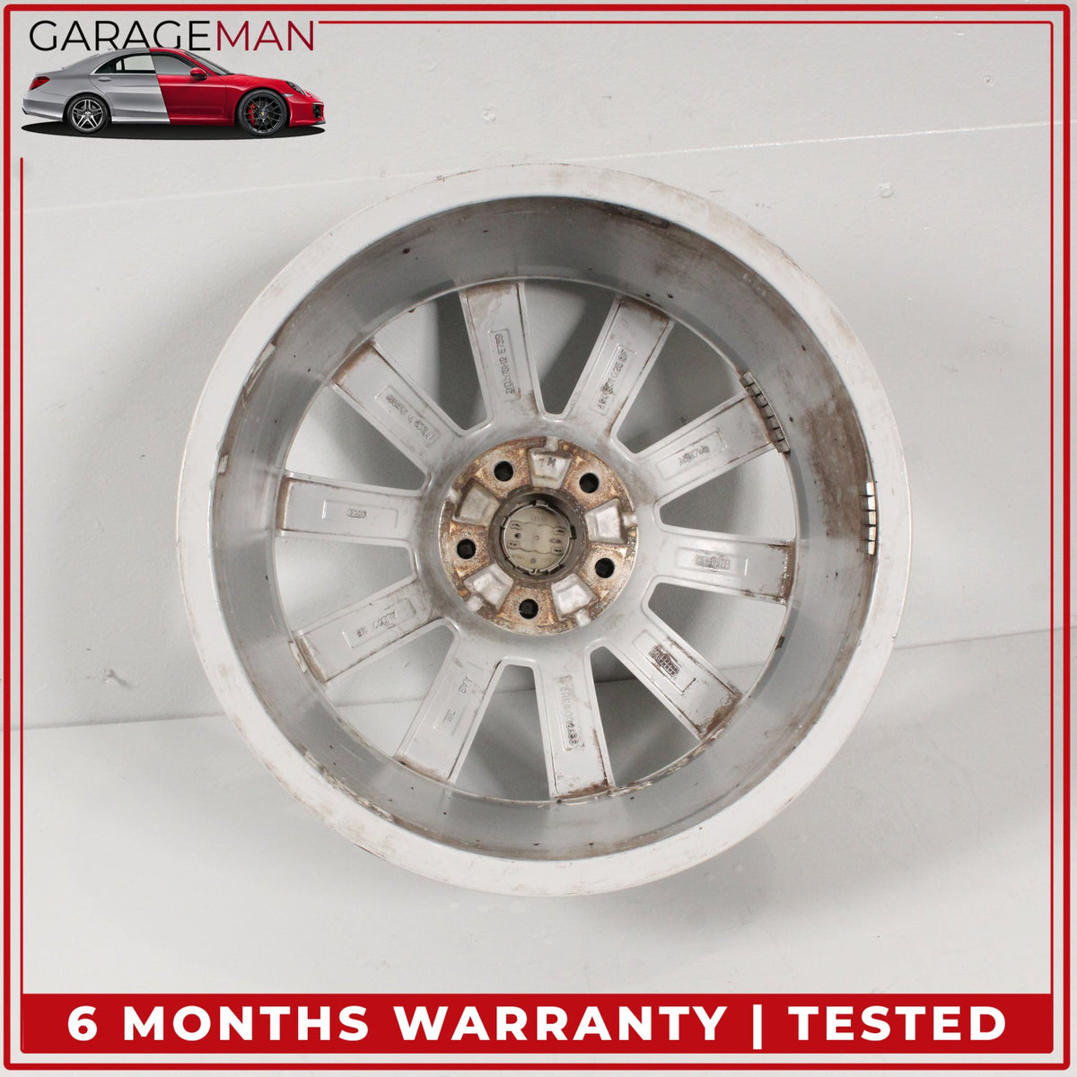 2012-2018 Audi A6 S6 Front or Rear Side Wheel Rim 8JX18H2 ET39 4G0601025BF OEM