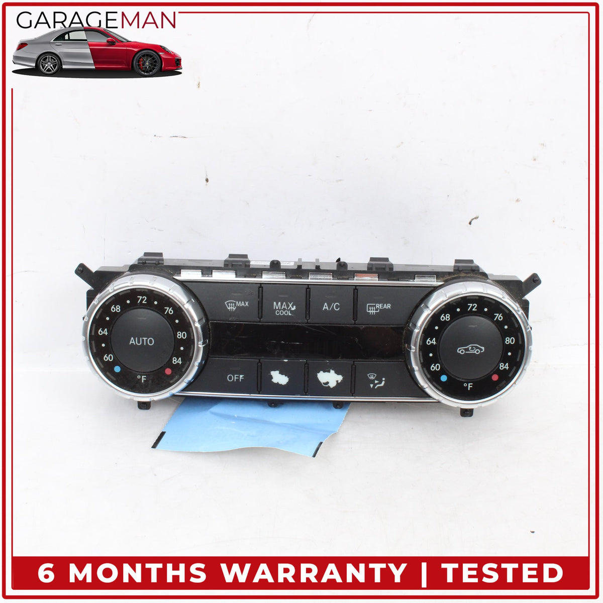 2012-2014 Mercedes W218 CLS63 AMG C300 A/C Heater Climate Control Switch OEM