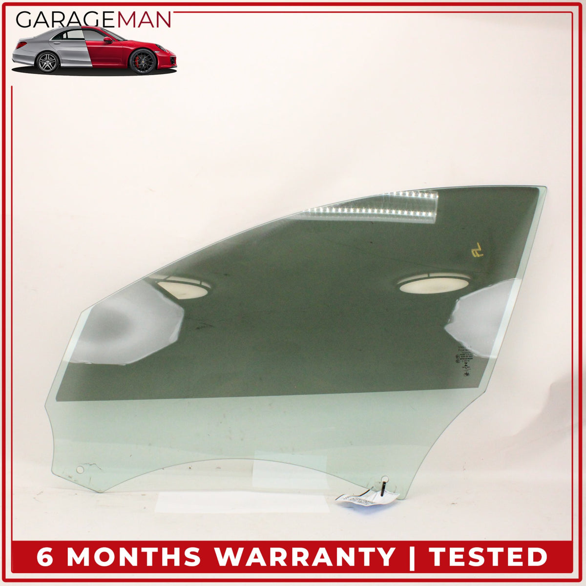 2009-2015 Jaguar X250 XF XFR XFR-S Front Left Driver Side Door Window Glass OEM