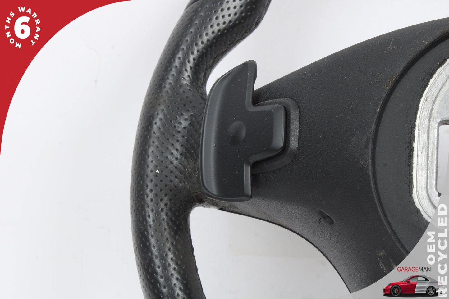 15-18 Mercedes-Benz C300 W205 Steering Wheel Black w/ Paddle Shifters 0004601803