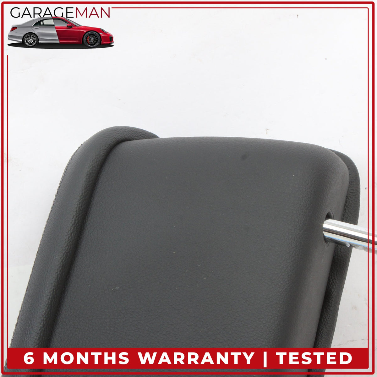 2011-2018 Audi A8 S8 Rear Left and Right Side Seat Headrest Set Black OEM
