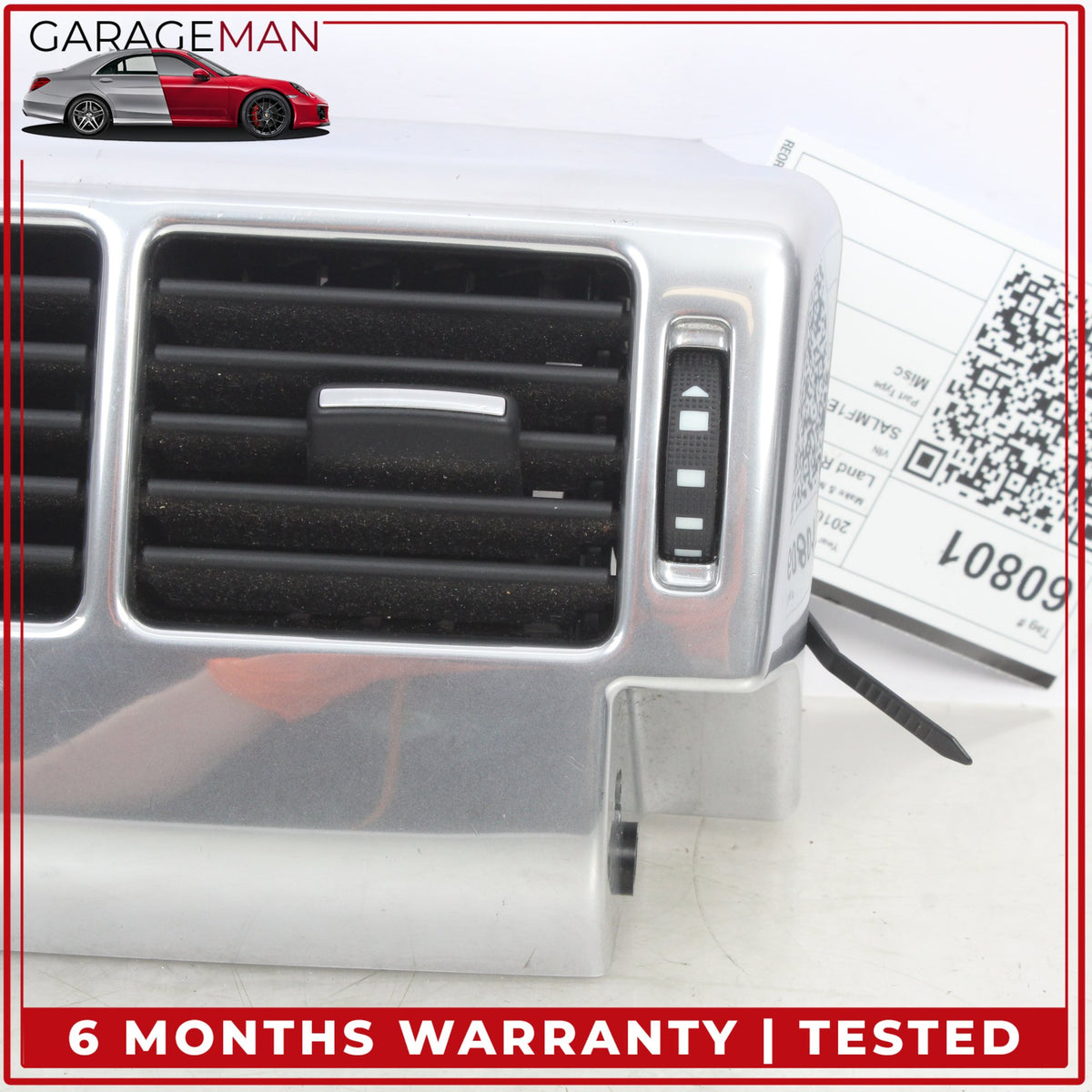 2010-2012 Range Rover L322 Rear Center Console Air Vent Trim 7H42014A22AD OEM