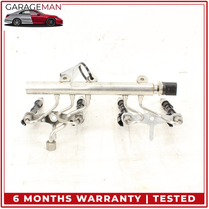 2013-2019 BMW 650i F06 Sedan Fuel Rail w/ Injectors 8649320 OEM