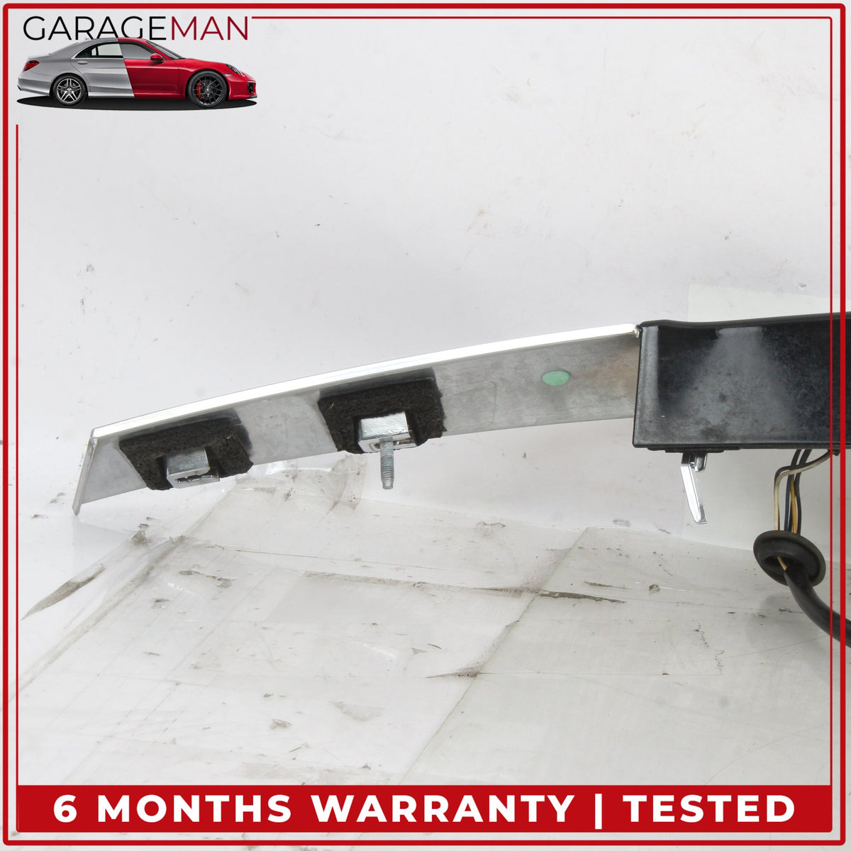 2012-2015 Jaguar XF X250 Rear Trunk Lid Molding Panel Trim Chrome w/ Camera OEM