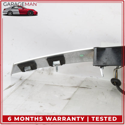 2012-2015 Jaguar XF X250 Rear Trunk Lid Molding Panel Trim Chrome w/ Camera OEM