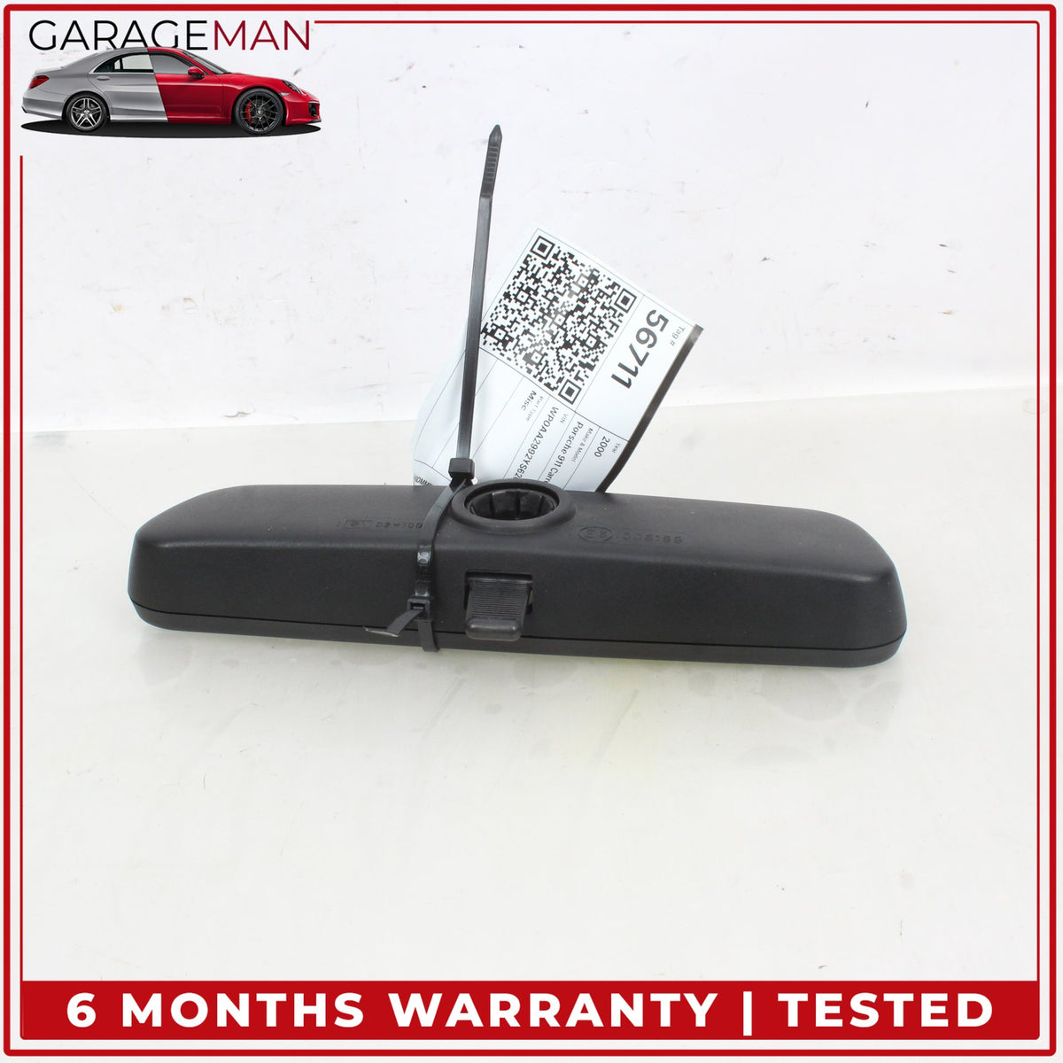 1999-2005 Porsche 911 Carrera 996 Front Upper Windshield Rear View Mirror OEM
