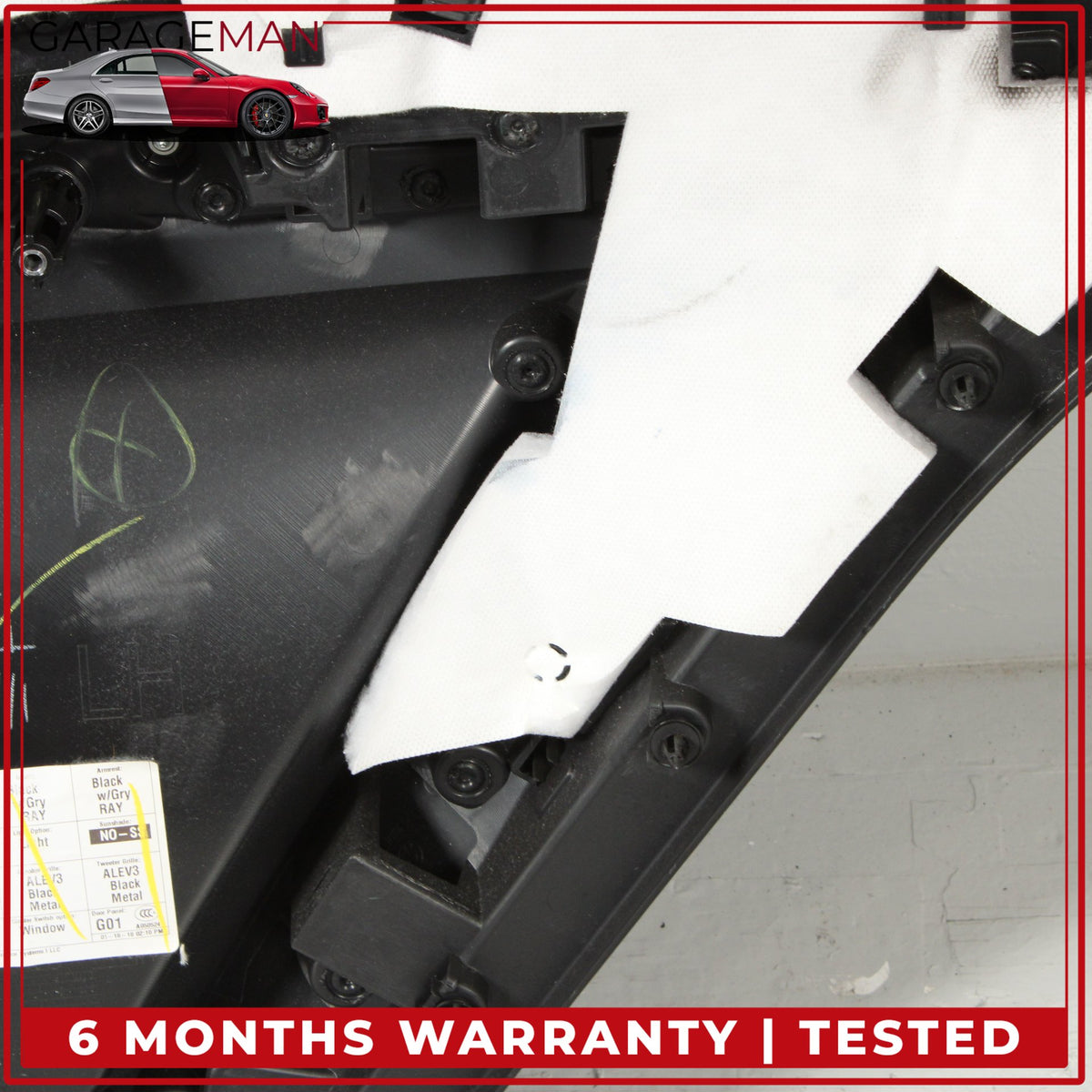 2018-2024 BMW X3 G01 Rear Left Driver Side Interior Door Trim Cover Panel OEM