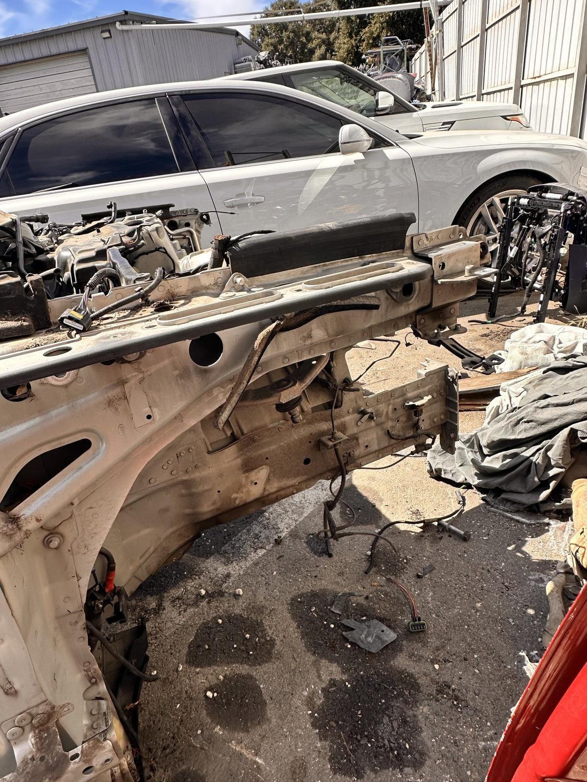 2013-2021 Land Rover Range Rover L405 Front Right Body Frame Apron Cut Off OEM