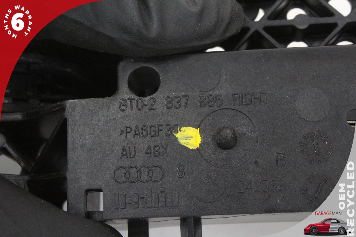 2008-2018 Audi SQ5 Q3 Q5 S5 Right Side Exterior Door Handle 8T02837886 OEM