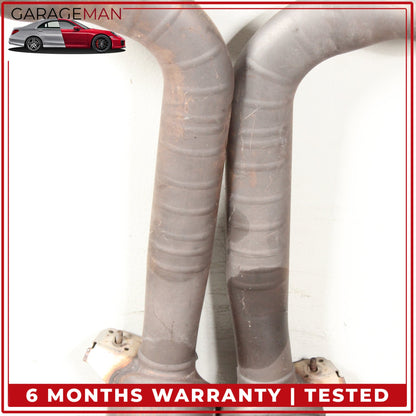 2010-2013 Porsche Panamera 970 4.8L Front Left & Right Side Exhaust Downpipe OEM