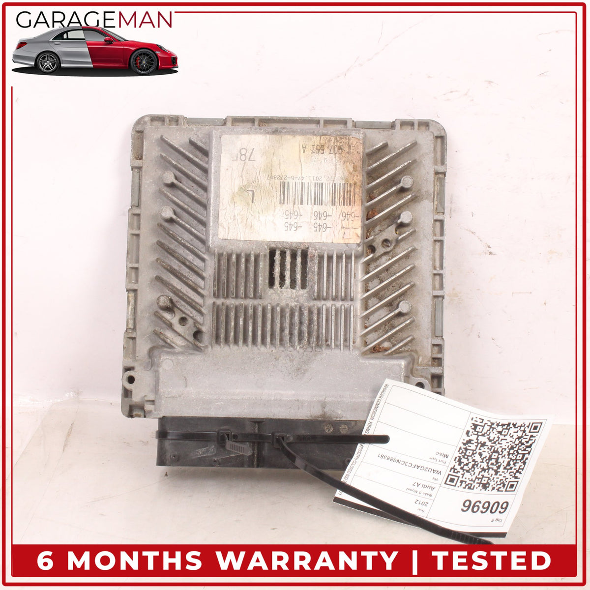 2012-2015 Audi A7 A6 3.0L Engine Computer Control Module Unit 4G0907551A OEM