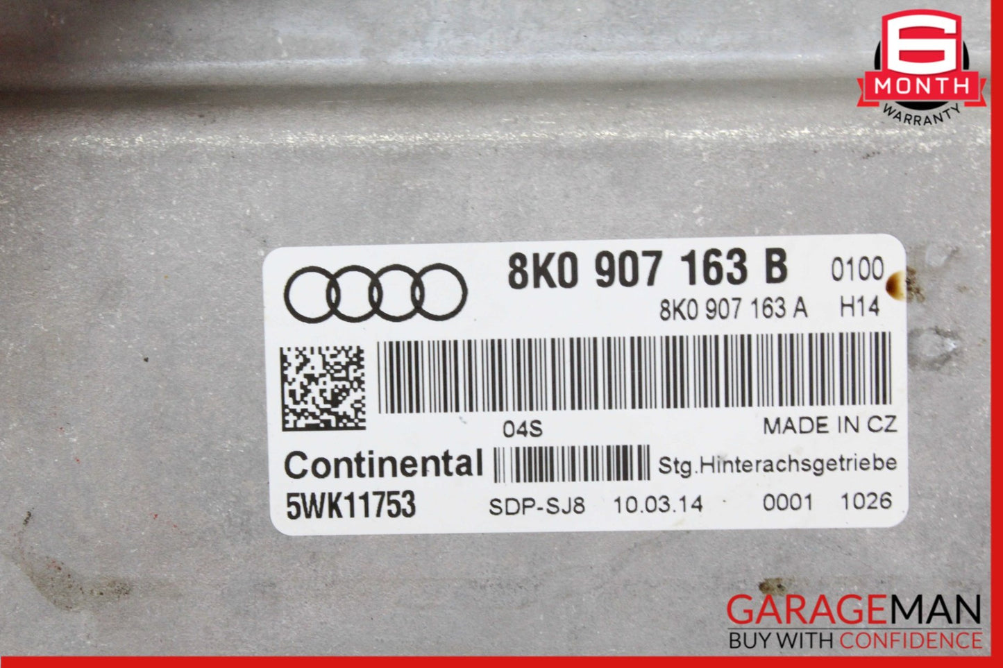 2013-2017 Audi RS5 8T Convertible Rear Differential Control Module 8K0907163B
